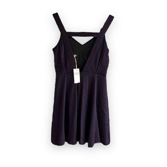 NWT! BCBGENERATION | Purple Shimmer Backless Mini Dress (0) - Picture 3 of 6
